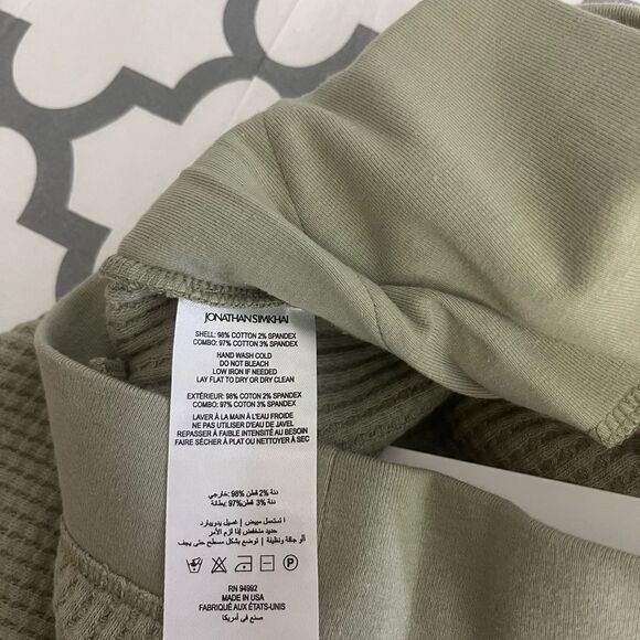 Jonathan Simkhai SAVANNAH WAFFLE JOGGER NWT Size S - Picture 8 of 9